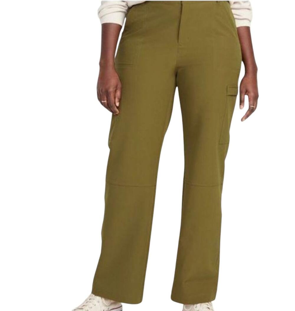 Trendsi Women's High-Waisted All-Seasons StretchTech Cargo Pant Size Large